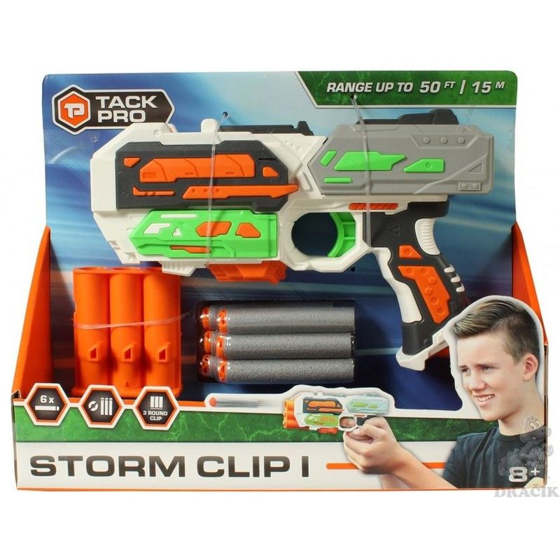 Tack Pro Storm Clip I With 3 Round Clip And 6 Darts
