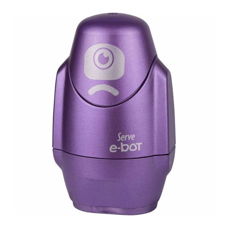 Serve E-Bot Eraser & Sharpener Combo Metallic Purple