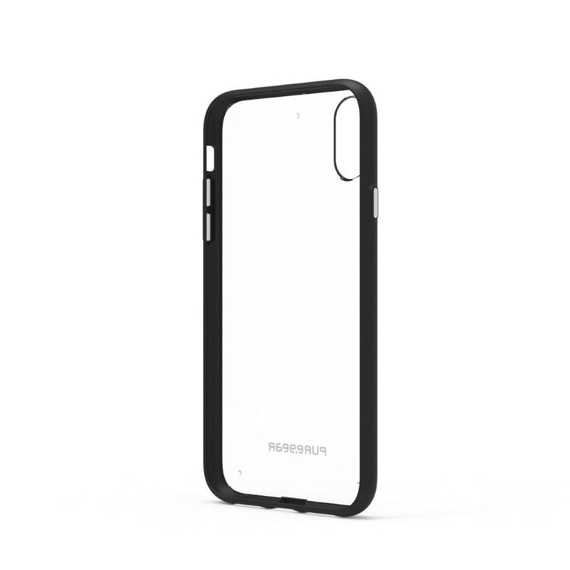 Puregear Max Slim Shell Case Clear/Black for iPhone XS Max