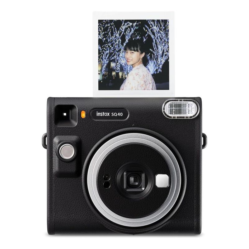 FujiFilm instax Square SQ40 Instant Camera - Black