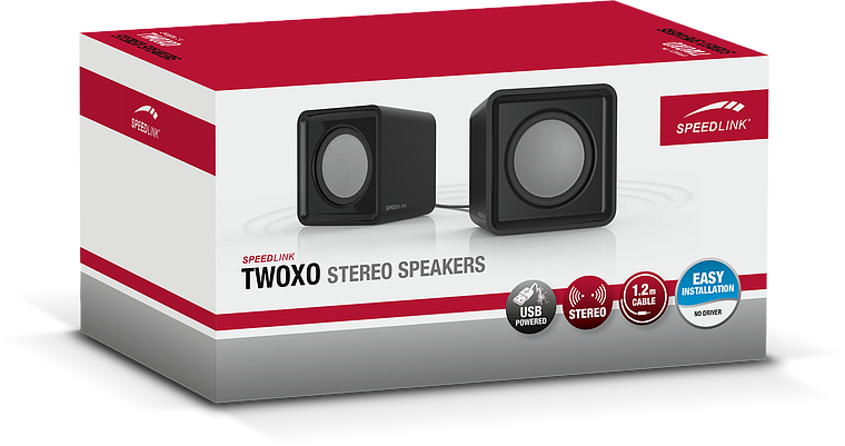 Speedlink Twoxo Black Stereo Speakers